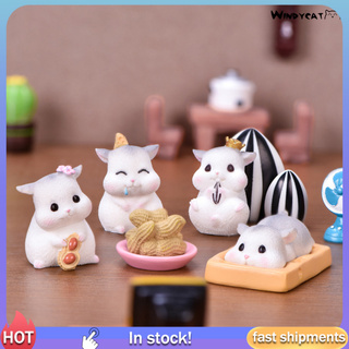 Đồ Chơi Hình Hạt Đậu Phộng Hoạt Hình Bằng Nhựa Cho Nhà Búp Bê