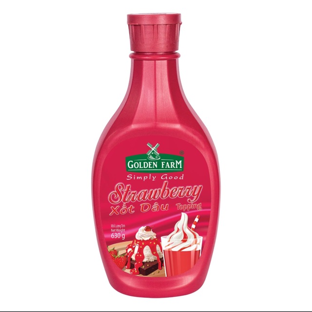 Sốt dâu golden Fram 680g