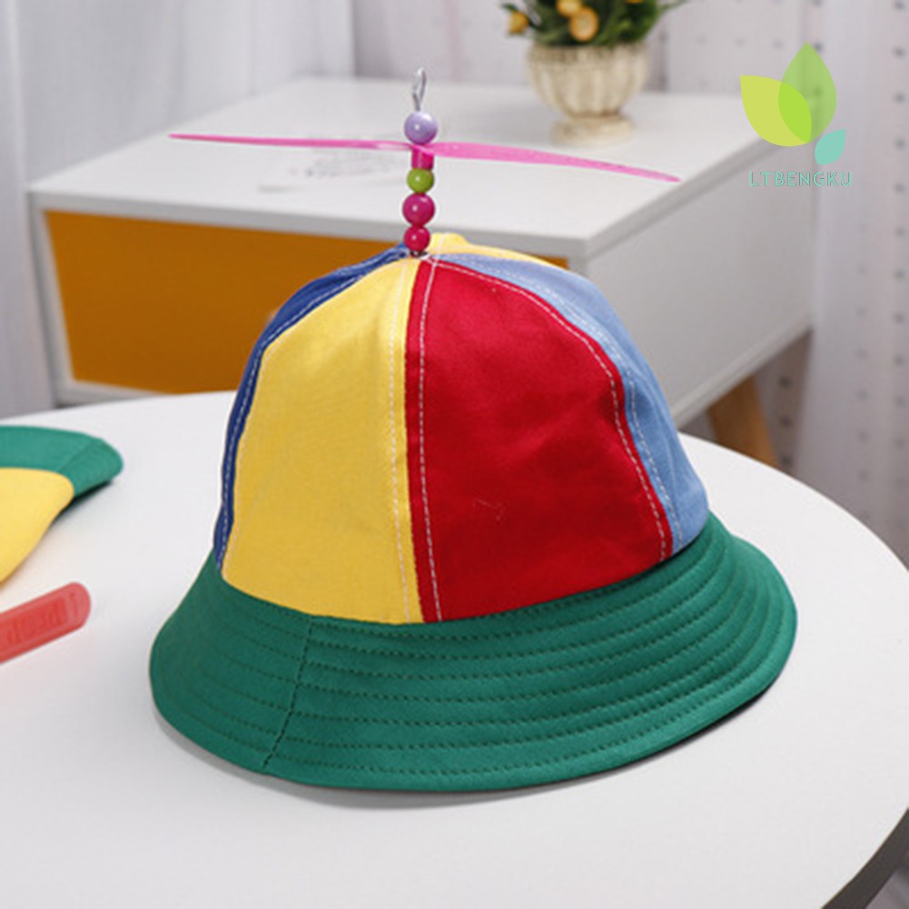 Mũ tai bèo nhiều màu sắc phối chong chóng dành cho trẻ em