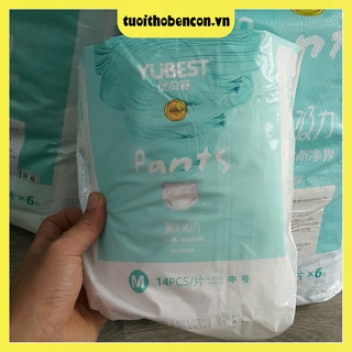 Bỉm Yubest Gold dán/quần S90/M84/L78/XL72/XXL66 mẫu mới 2020