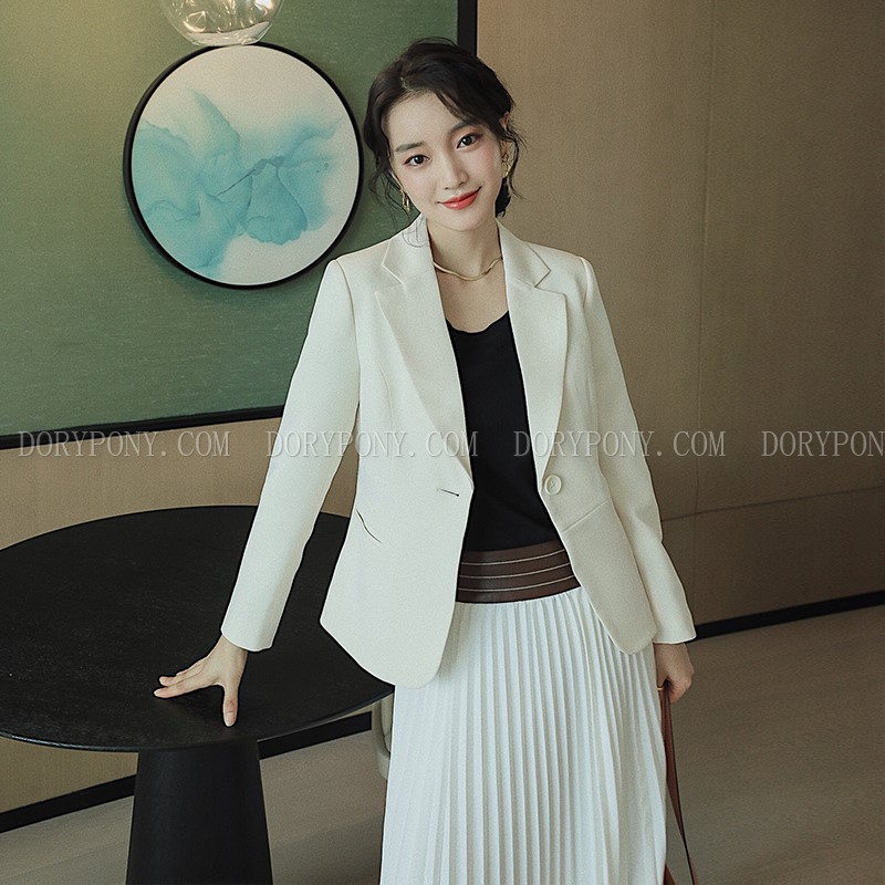 ÁO KHOÁC BLAZER NGẮN short slim JACKET TRENDY – AK084 (ĐEN) - [DORYPONY] | BigBuy360 - bigbuy360.vn