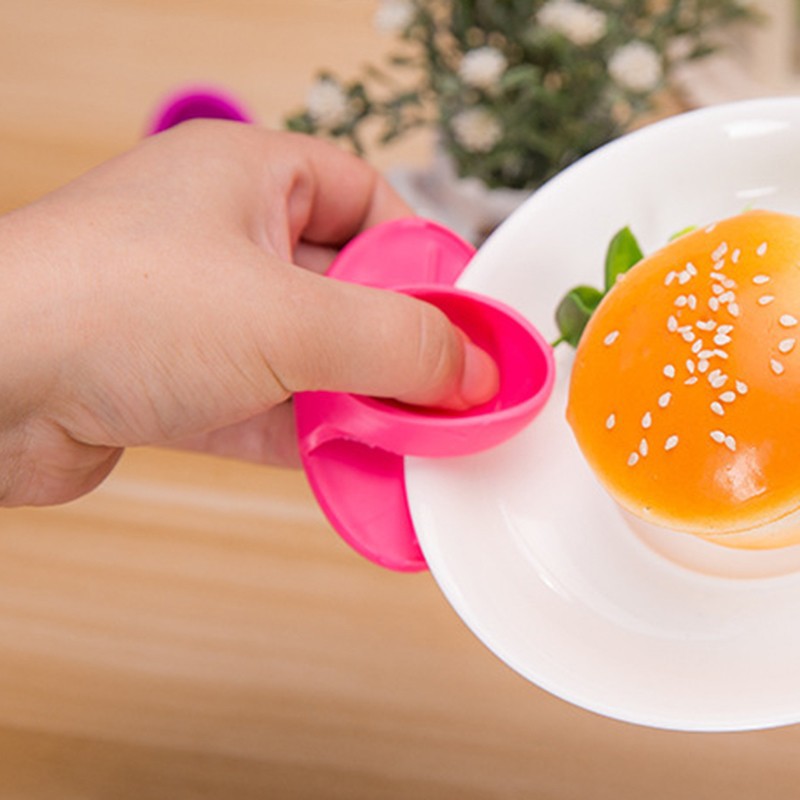 1pcs Phụ kiện bắc nồi chống nhiệt tiện dụng bằng Soft silicone pot spreader