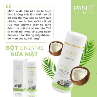 BỘT ENZYME RỬA MẶT PASLE' - SIÊU PHẨM DÀNH CHO DA MỤN