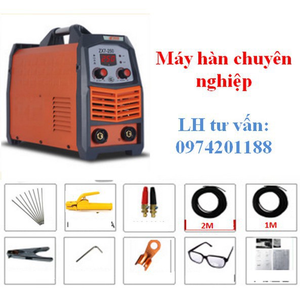 Máy hàn que điện tử NE ZX7-250a giá rẻ | may han | may han dien tu | may han que