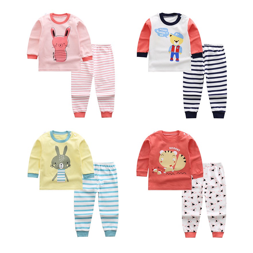 Bộ cotton mặc nhà cho bé