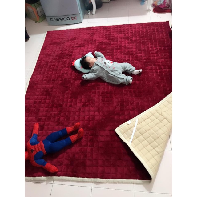 Combo thảm nhung và gối
