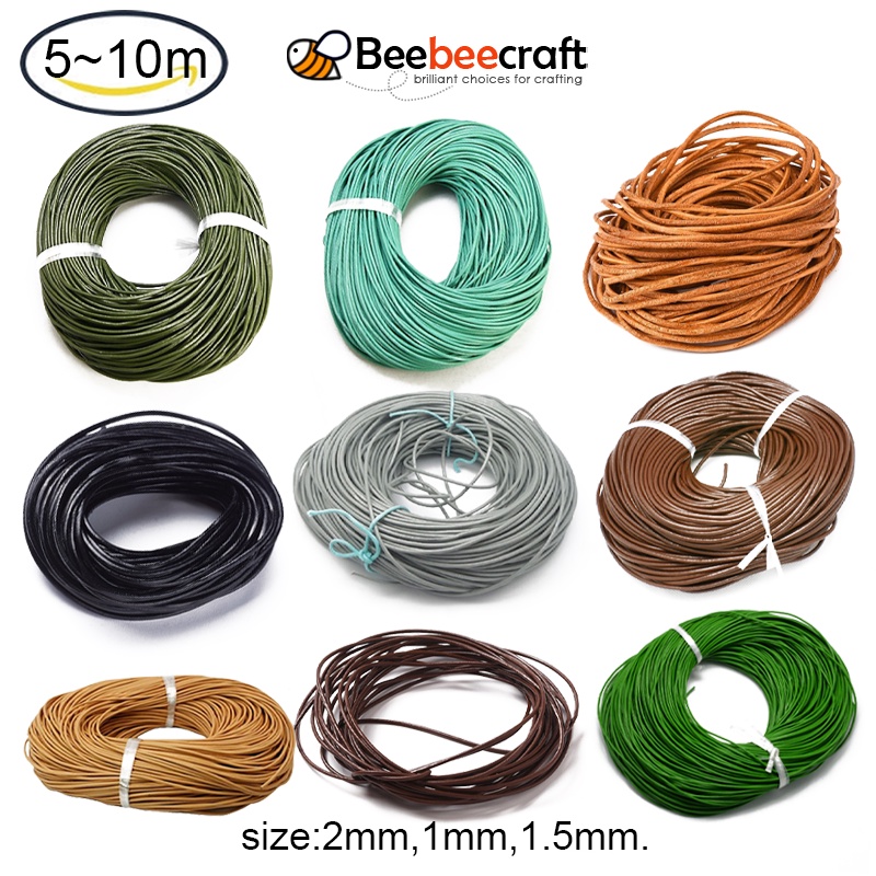 Dây Da Bò 5-10m DùNg LàM VòNg Đeo Tay Và Vòng cổ