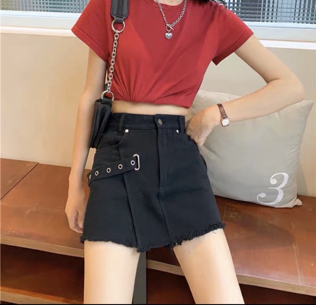 Chân váy tua rua kèm khoen vạt chéo - B5U | BigBuy360 - bigbuy360.vn