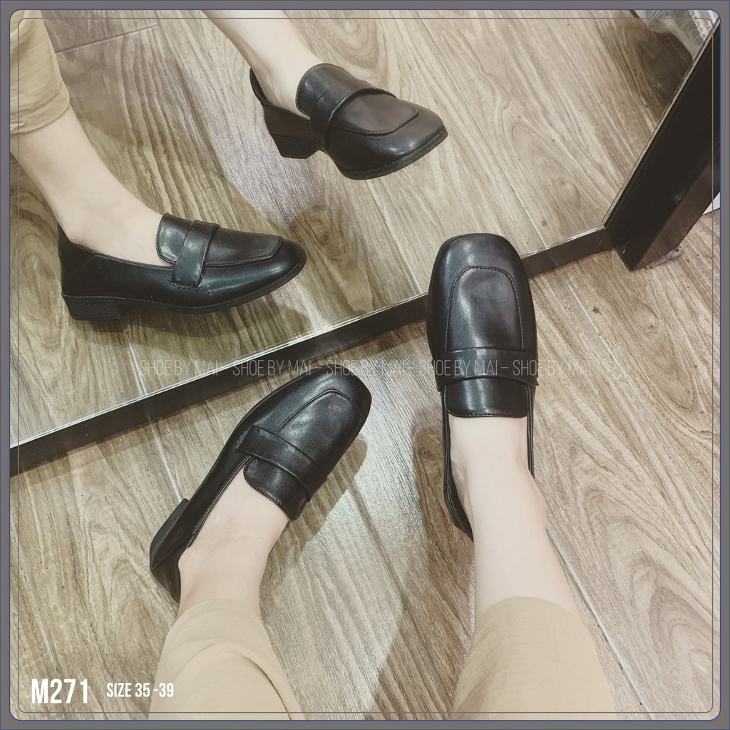 Giày búp bê nữ, giày đi học cá tính M271 SHOEBYMAI