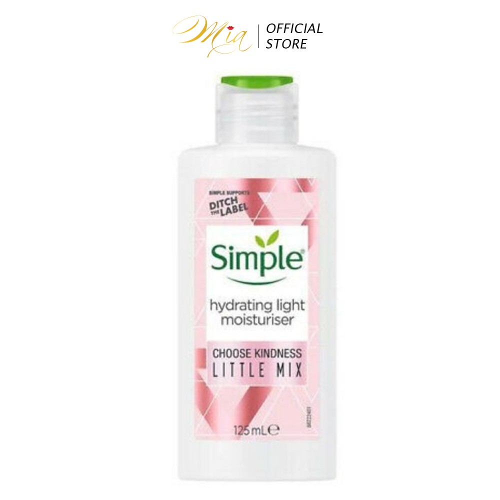 Kem dưỡng ẩm trắng da Simple Little Mix Hydrating Light Moisturiser phiên bản giới hạn 125ml