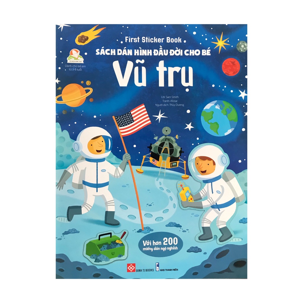 Sách - First Sticker Book - Sách Dán Hình Đầu Đời Cho Bé - Vũ Trụ