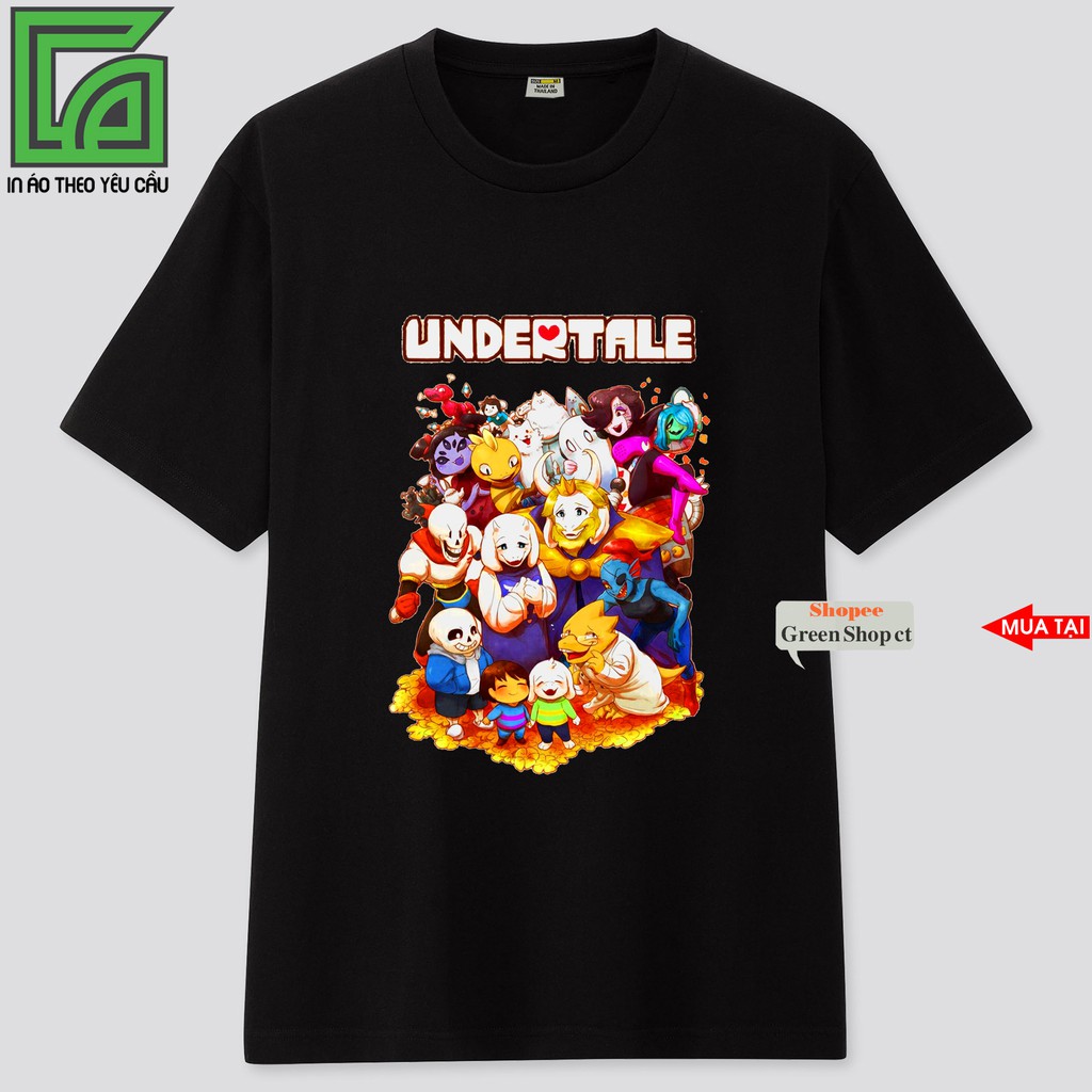 (NEW) Áo Thun In Hình Among Undertale Sans Vải Cotton Thái S152