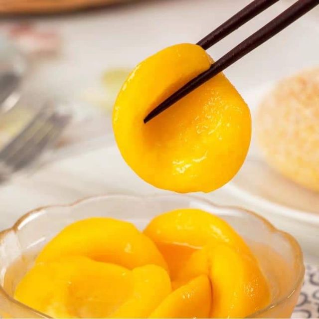 [ Giải nhiệt mùa hè ] Combo 6 lon ĐÀO NGÂM hàng nội địa hộp 425g món ăn vặt giải nhiệt mùa hè
