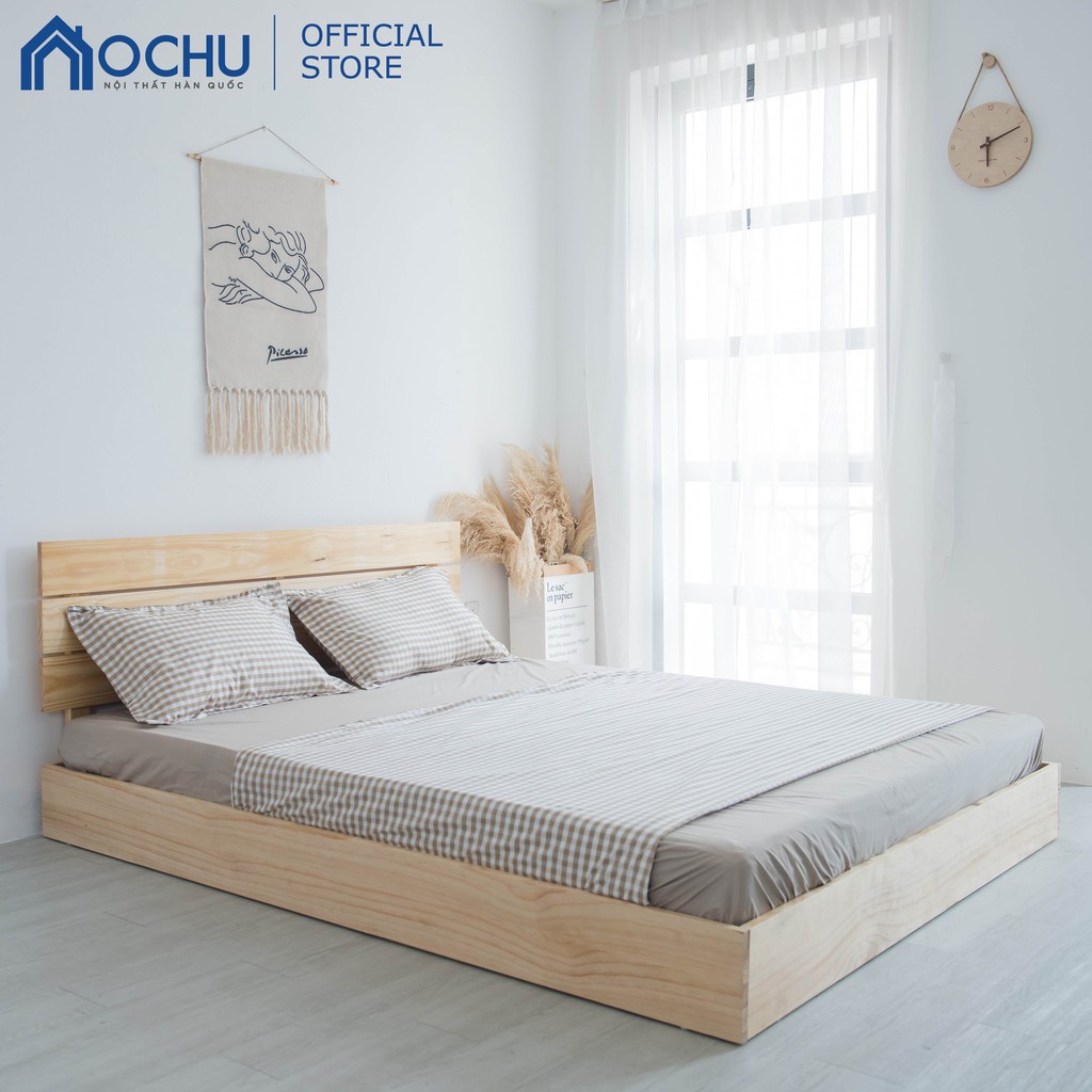 Giường ngủ gỗ thông OCHU thông minh phong cách hiện đại WINNIE BED Nội thất lắp ráp phòng ngủ