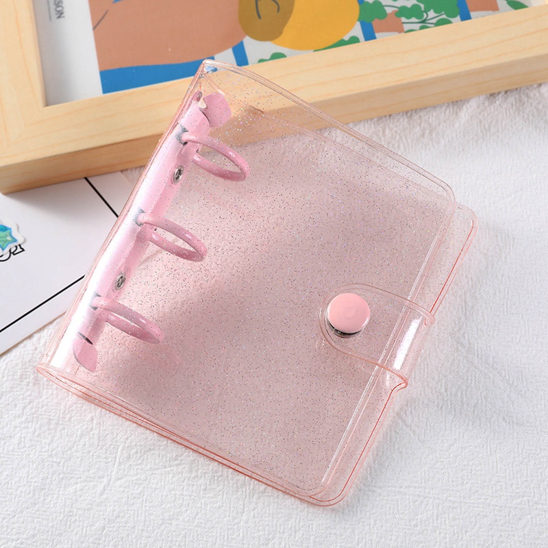 Bìa sổ lò xo bằng nhựa PVC trong suốt cỡ nhỏ