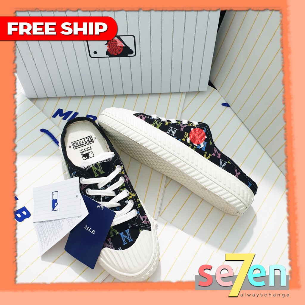 [𝐇𝐀𝐍𝐆 𝐐𝐔𝐀𝐍𝐆 𝐂𝐇𝐀𝐔] Giày hở gót 𝐌 𝐋 𝐁 𝐍 𝐘 nam nữ đen trắng cao cấp | BigBuy360 - bigbuy360.vn