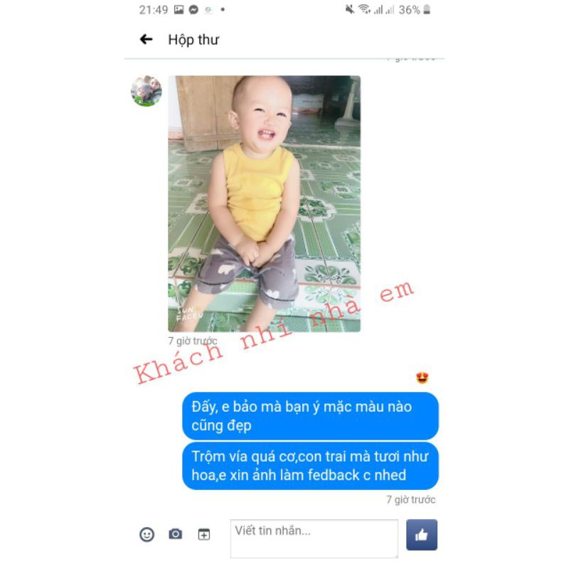 Áo ba lỗ xuất dư sịn mềm mịn mát ,cho bé trai,bé gái