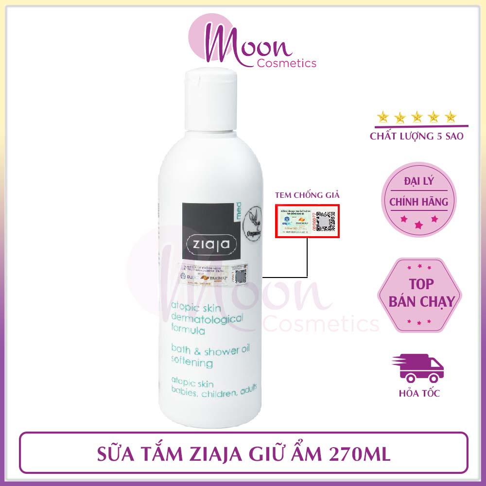 ✅[Chính Hãng] DẦU TẮM ZIAJA giữ ẩm 270ml