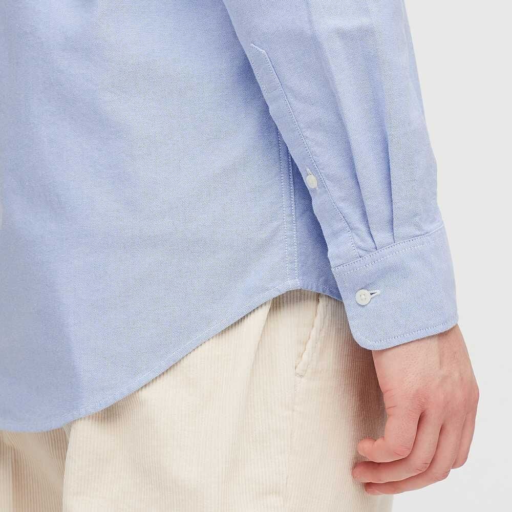 Áo Sơ Mi Nam Dài Tay Oxford Uniqlo Xanh Navy Big Size | BigBuy360 - bigbuy360.vn