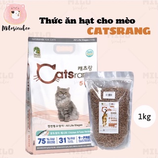 1 kg thức ăn hạt cho mèo catsrang hàn quốc - túi 1kg thức ăn catsrang