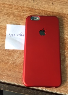 ỐP DẺO  NHUNG ĐỎ IPHONE 6/6s ( ảnh thật tại shop )