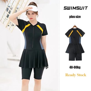 Bộ đồ bơi thể thao nhanh khô plus size lớn m-80kg cho nữ