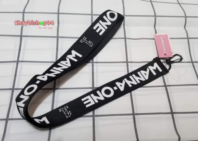 (MẪU MỚI) Nametag, strap dài 40cm GOT7, EXO, BTS, WANNA ONE, BLACKPINK, TWICE, IKON, X1