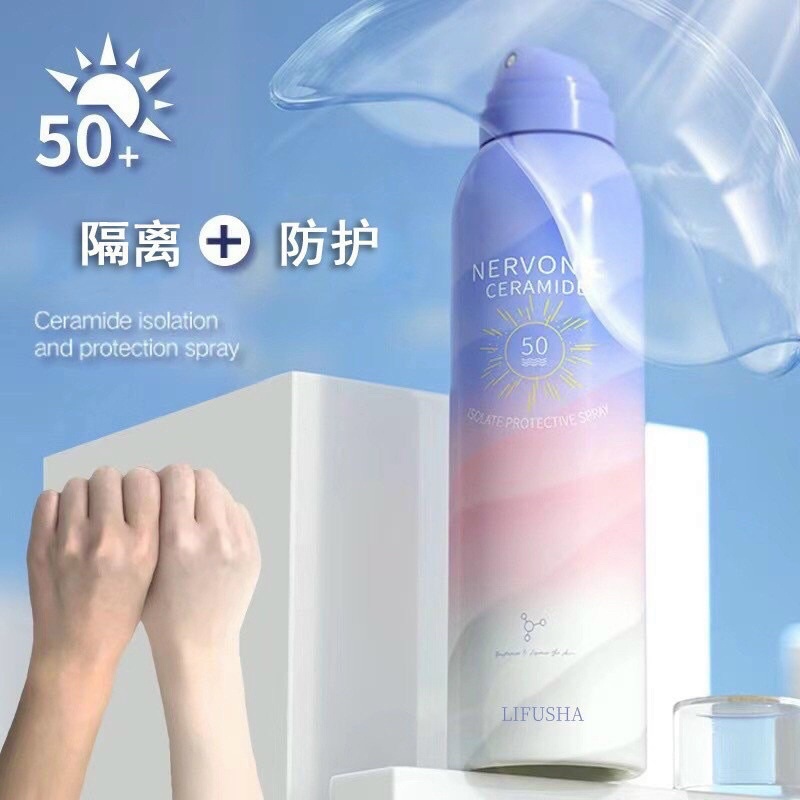 Kem Chống Nắng Dạng Xịt Nâng Tone Da, Kem Chống Nắng Dạng Xịt Lifusha 150ml