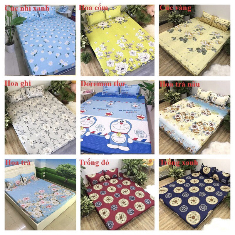 [ Rẻ Vô Địch ] Vỏ Gối Nằm Vải Cotton Poly Nhiều Mẫu Kích Thước 45x65cm - Giao Màu Ngẫu Nhiên