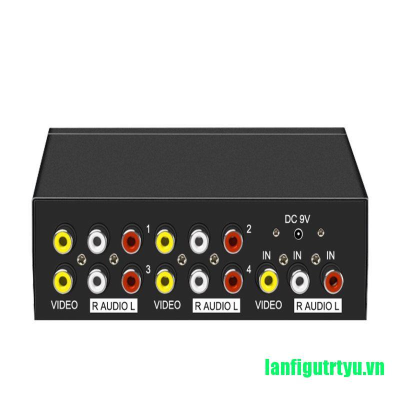 Bộ Chia Tín Hiệu Âm Thanh Hình Ảnh 4 Cổng Rca 4 Cổng | BigBuy360 - bigbuy360.vn
