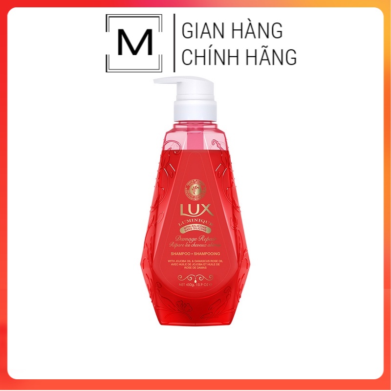 Dầu gội chăm sóc tóc chuyên sâu Lux 450g/cảm hứng spa Pháp /dễ dàng hấp thụ dưỡng chất