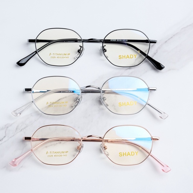 Gọng Kính Cận Titanium Shady Unisex G2301