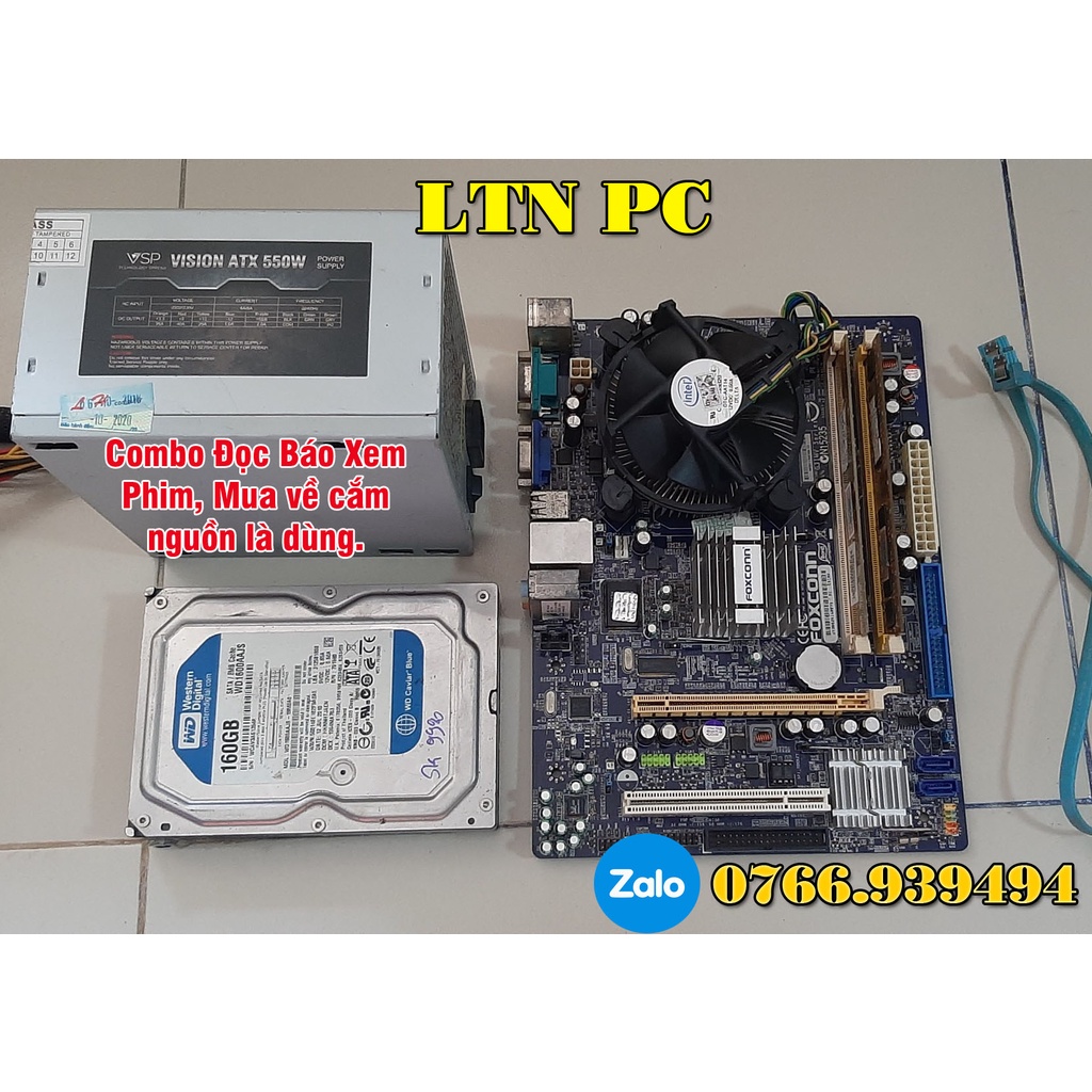 Combo G31, G41, H61..xem Youtube và làm việc văn phòng gồm