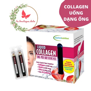 Hộp ống collagen dạng uống làm đẹp da Applied Nutrition Liquid Collagen 4,000mg Skin Revitalization 30 ống – Hàng Mỹ