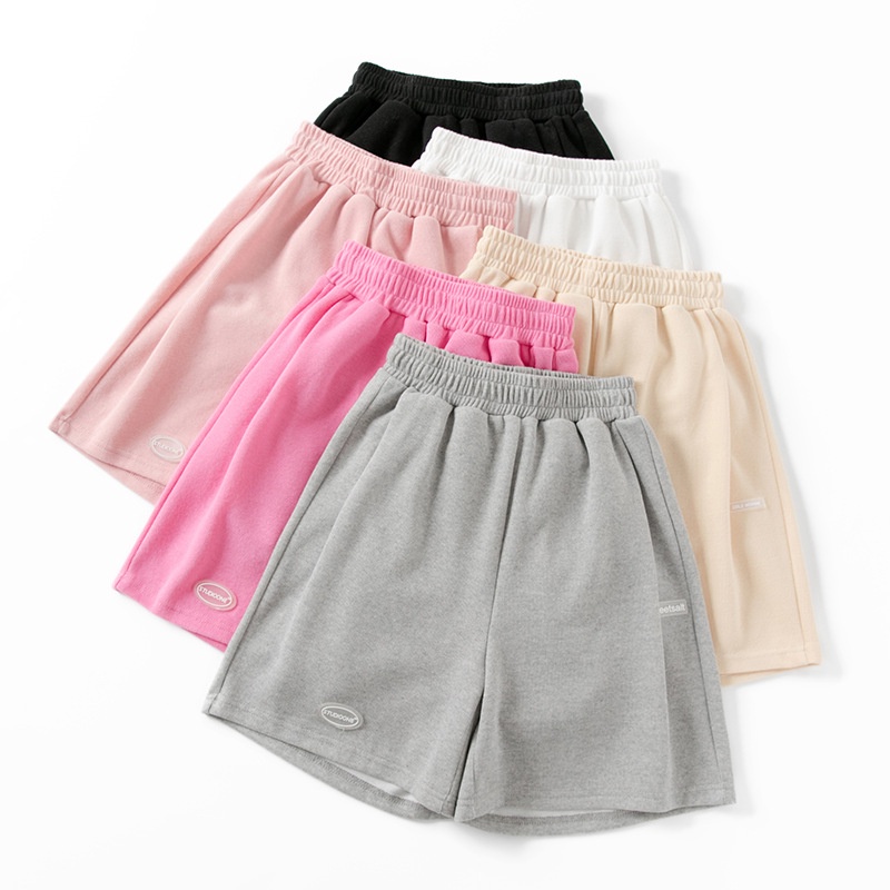 Quần Short Thể Thao Mỏng Lưng Cao Ống Rộng Thời Trang Mùa Hè Cho Nữ