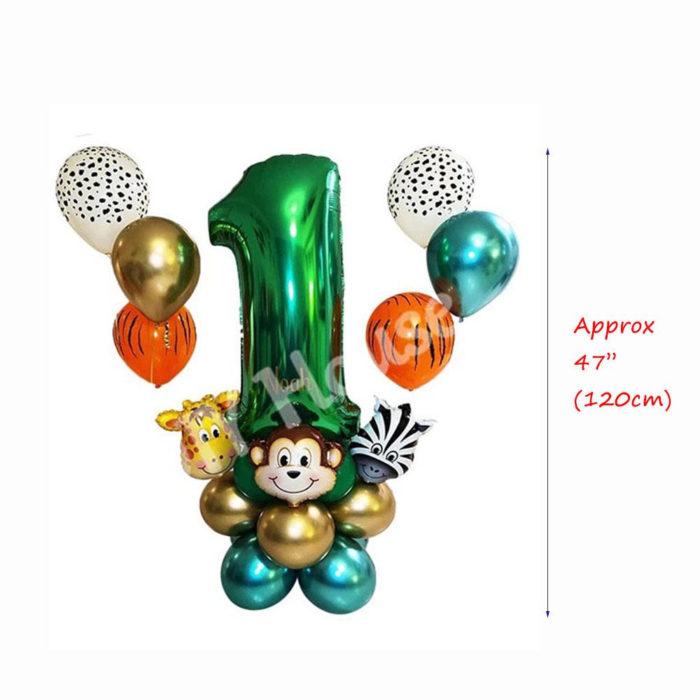 Bộ Bong Bóng Hình Động Vật Rừng Khổng Lồ LAYOR1