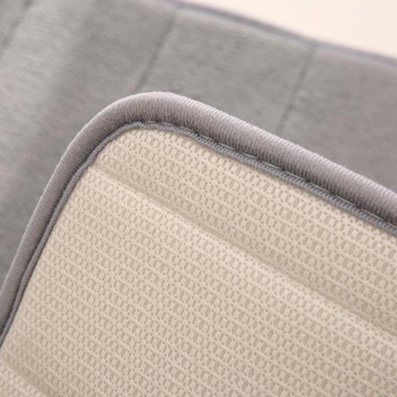 Thảm Chùi Chân Mềm Mại Thấm Hút Tốt Chống Trượt Màu Trơn Kích Thước 40x60cm