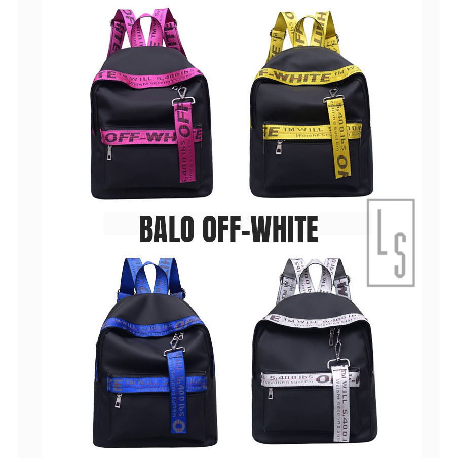 Balo off white streetwear thời trang - Giá Hủy Diệt