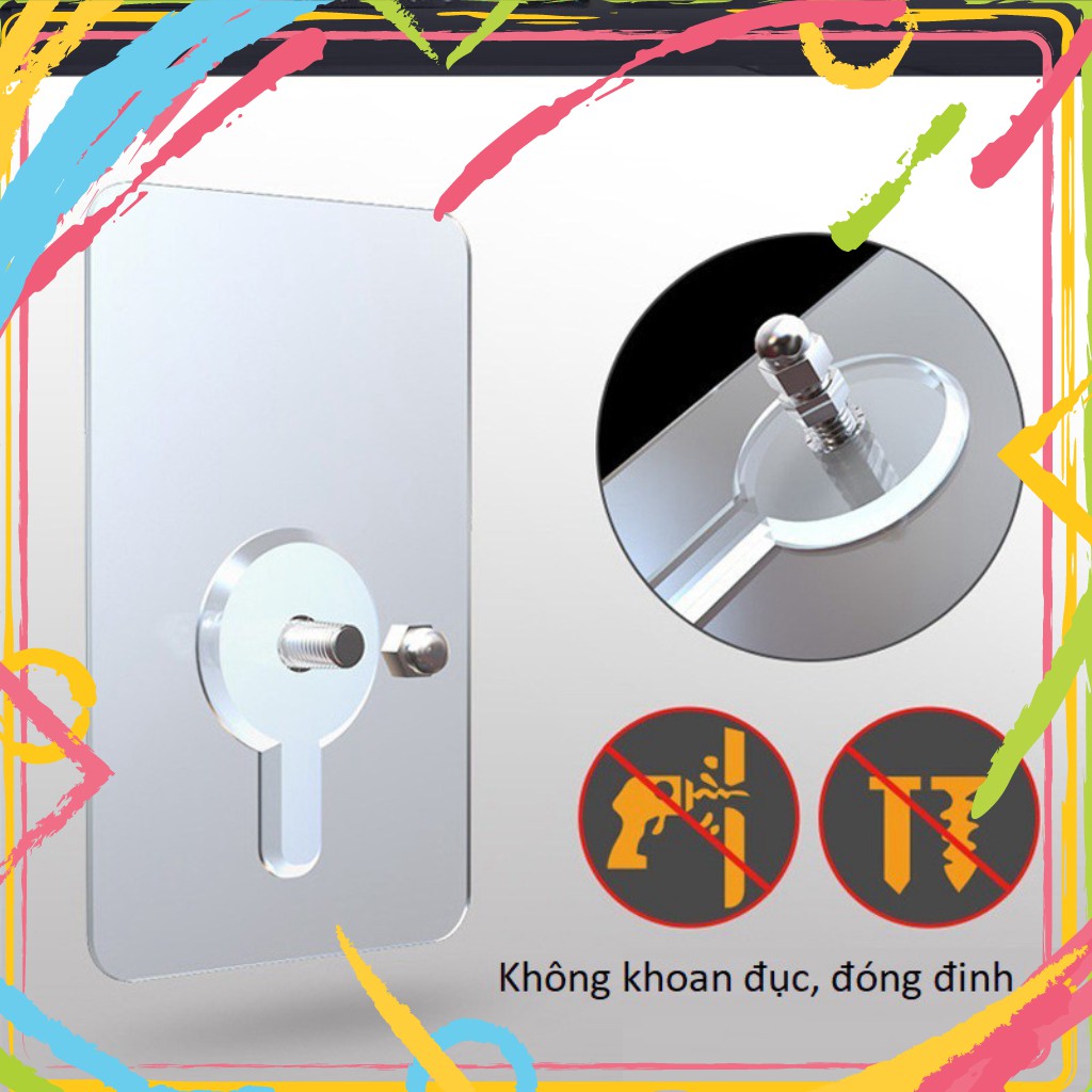 honganh JDGH Miếng Dán Tường Ốc Vít cường lực giúp gắn giá kệ không cần khoan tường 44 | BigBuy360 - bigbuy360.vn