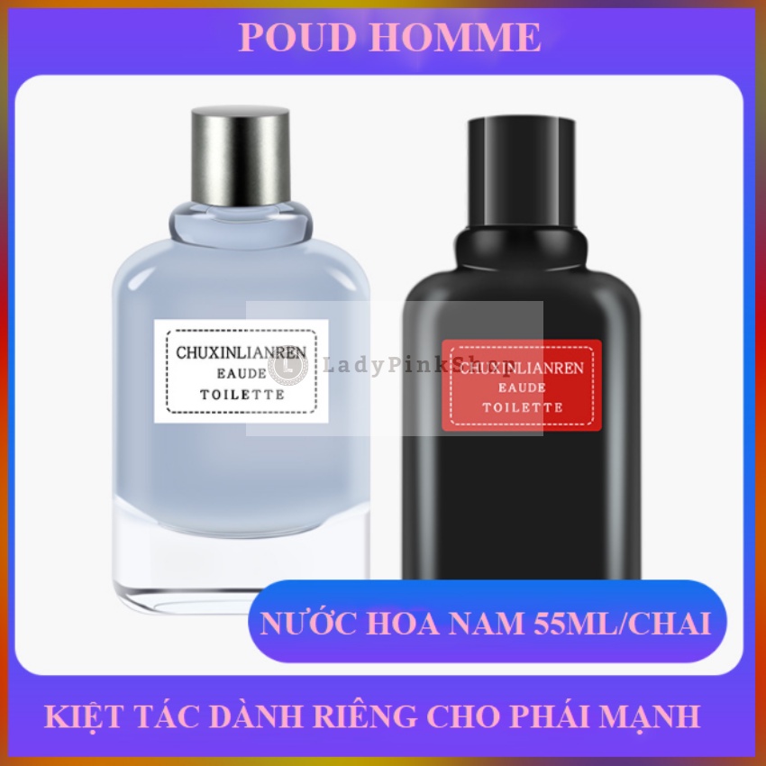 Nước Hoa Xịt Thơm Toàn Thân Nam Chuxinliaren Pour Homme 55Ml/Chai Cao Cấp
