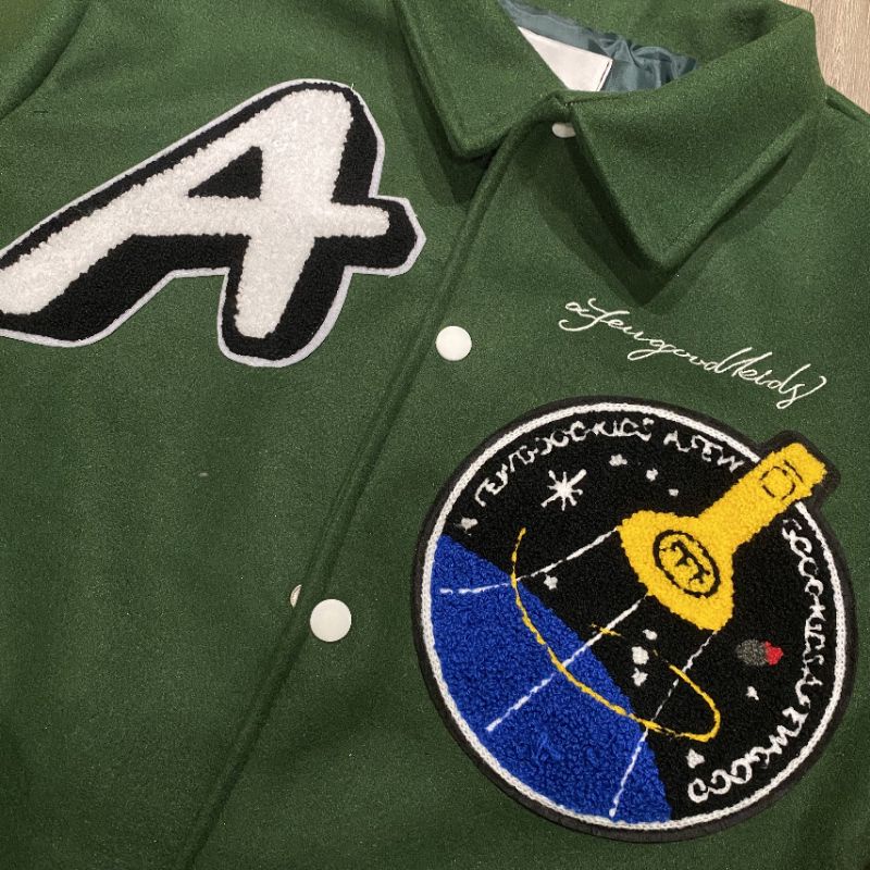 Áo Varsity Jacket DONCARE ROCKET COLLAGE JACKET