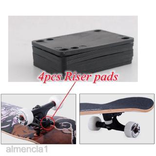 [Almencla1] 4 Miếng đệm nâng ván trượt Longboard PU Shock Pad