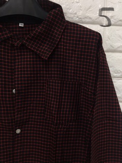 Áo sơ mi flanel unisex