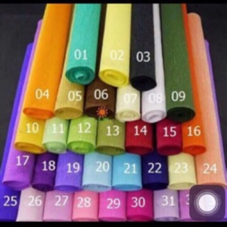 Combo 20 cuon giay lam hoa khach tự chọn màu