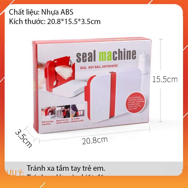 Máy buộc đầu túi nilon  máy cột đầu túi trong siêu thị