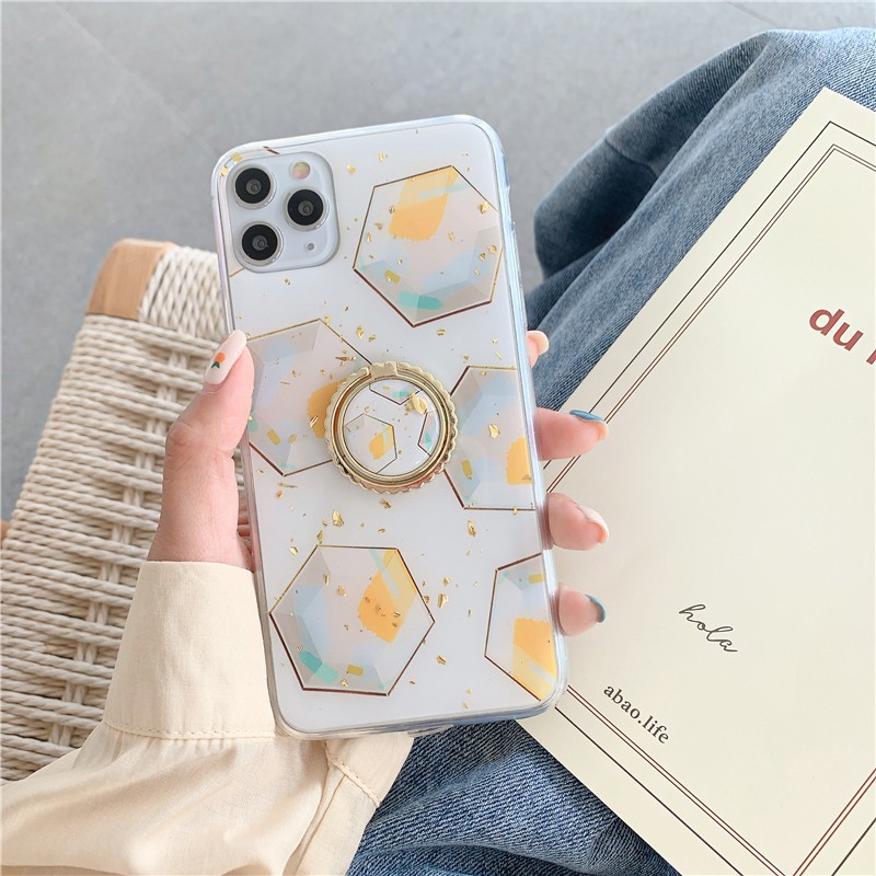 Ốp iphone - Ốp lưng Tứ giác sắc màu kèm ring 6/6s/6plus/6splus/7/8/7plus/8plus/x/xs/xsmax/11/11pro max U1-3 | BigBuy360 - bigbuy360.vn