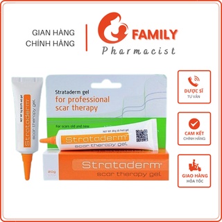 Strataderm - gel hỗ trợ làm liền, mờ sẹo lồi, sẹo xấu - tuýp 5/10/20gr