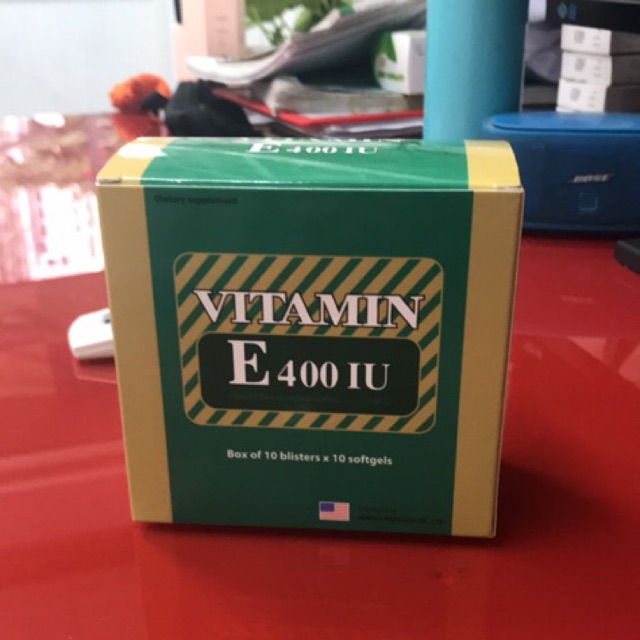 Vitamin E 400 hộp 100 viên