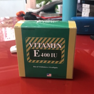 Vitamin E 400 hộp 100 viên