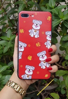 Ốp lưng chó phát tài cho điện thoại